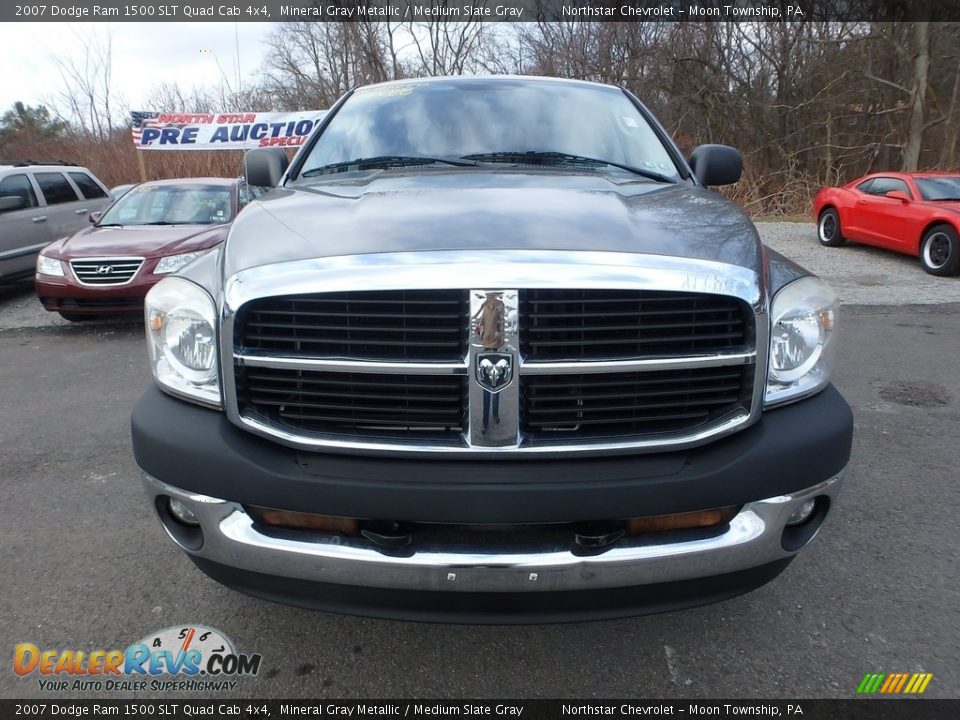 2007 Dodge Ram 1500 SLT Quad Cab 4x4 Mineral Gray Metallic / Medium Slate Gray Photo #6