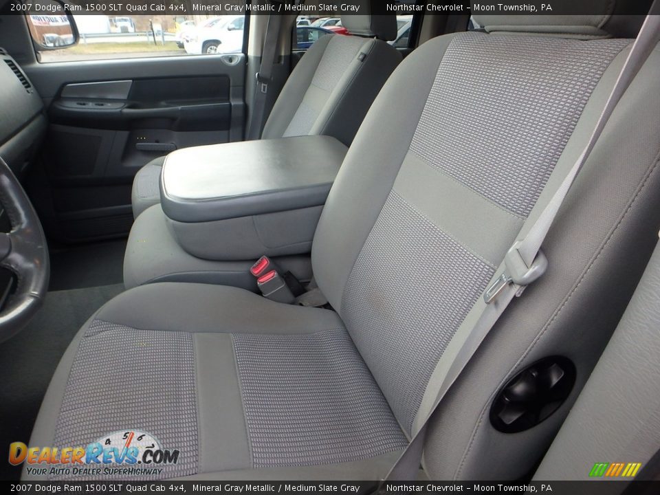 2007 Dodge Ram 1500 SLT Quad Cab 4x4 Mineral Gray Metallic / Medium Slate Gray Photo #8