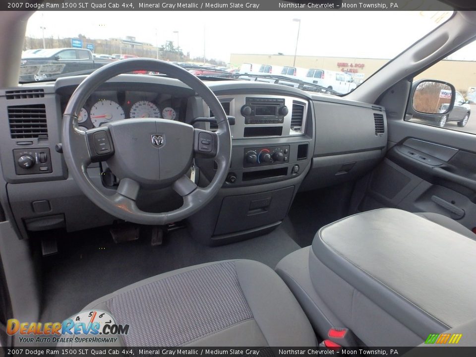 2007 Dodge Ram 1500 SLT Quad Cab 4x4 Mineral Gray Metallic / Medium Slate Gray Photo #10