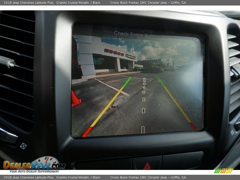 2018 Jeep Cherokee Latitude Plus Granite Crystal Metallic / Black Photo #6