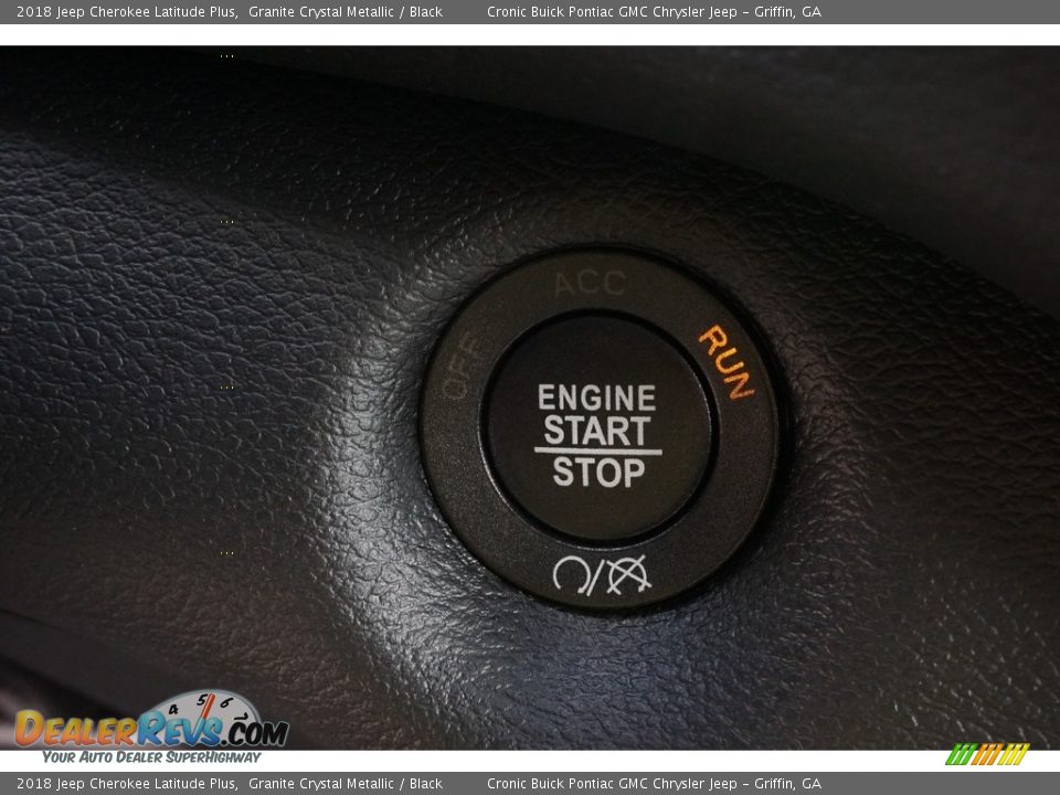 2018 Jeep Cherokee Latitude Plus Granite Crystal Metallic / Black Photo #7