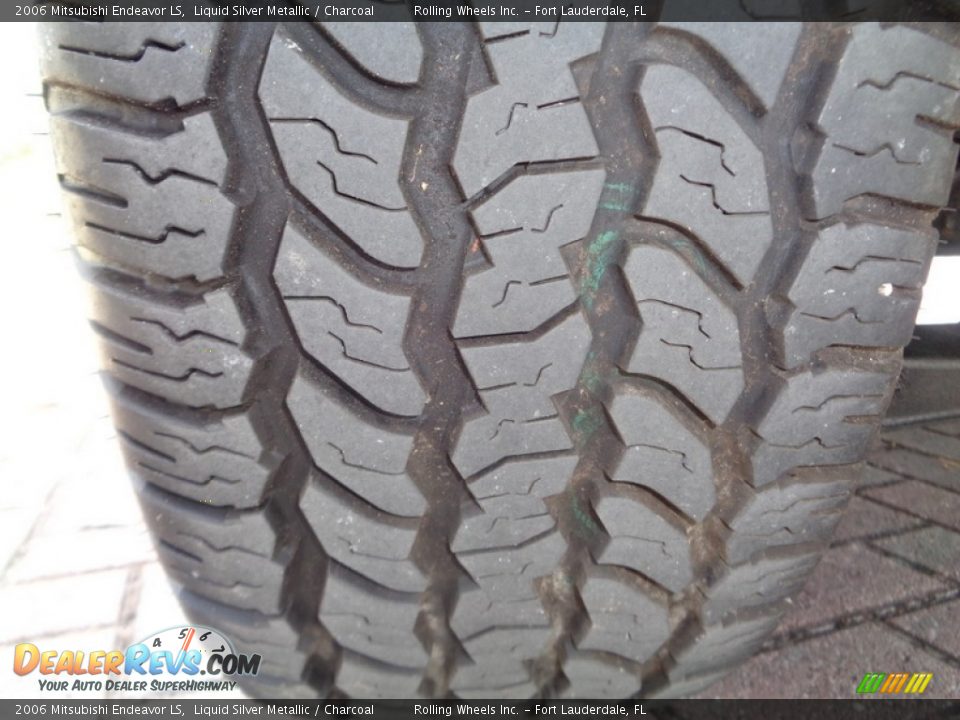 2006 Mitsubishi Endeavor LS Liquid Silver Metallic / Charcoal Photo #36