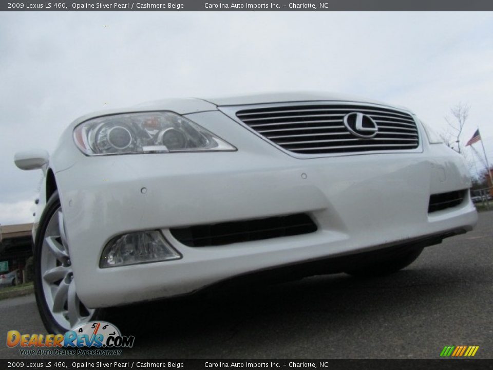 2009 Lexus LS 460 Opaline Silver Pearl / Cashmere Beige Photo #1