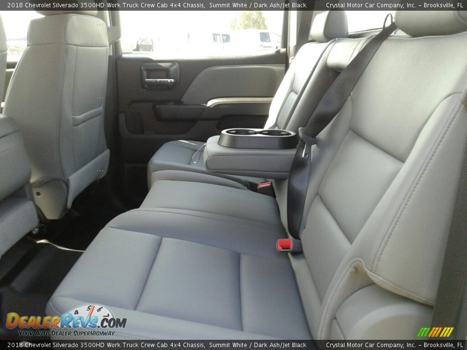 2018 Chevrolet Silverado 3500HD Work Truck Crew Cab 4x4 Chassis Summit White / Dark Ash/Jet Black Photo #10