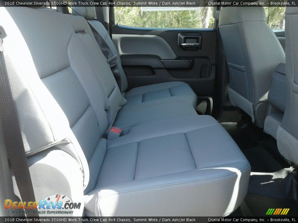 2018 Chevrolet Silverado 3500HD Work Truck Crew Cab 4x4 Chassis Summit White / Dark Ash/Jet Black Photo #13