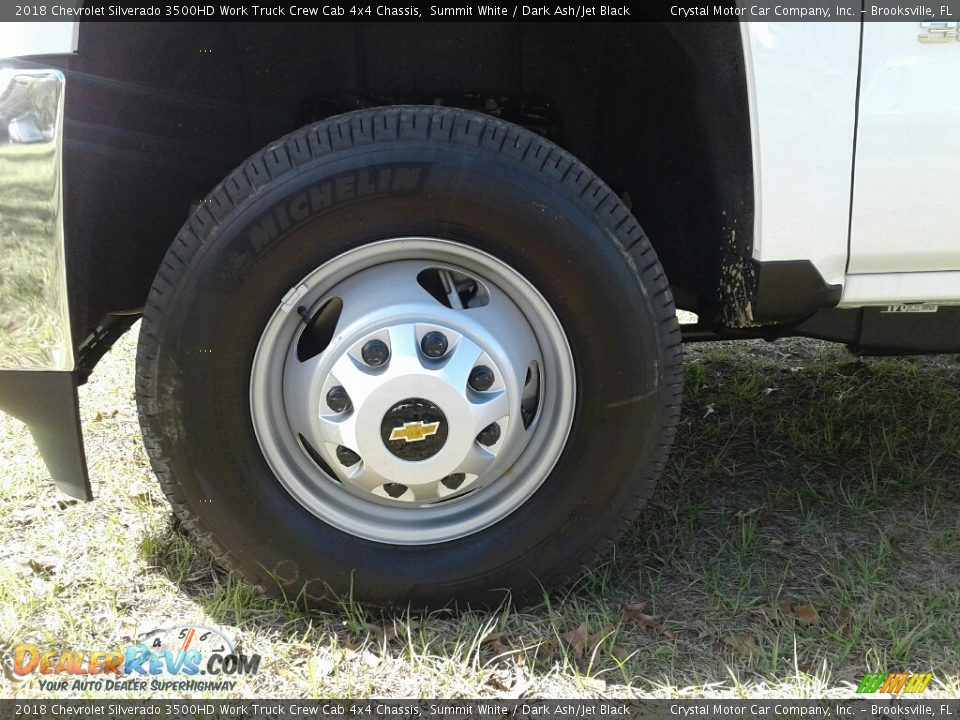 2018 Chevrolet Silverado 3500HD Work Truck Crew Cab 4x4 Chassis Summit White / Dark Ash/Jet Black Photo #20
