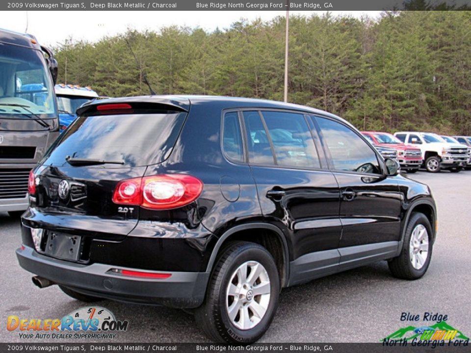 2009 Volkswagen Tiguan S Deep Black Metallic / Charcoal Photo #5