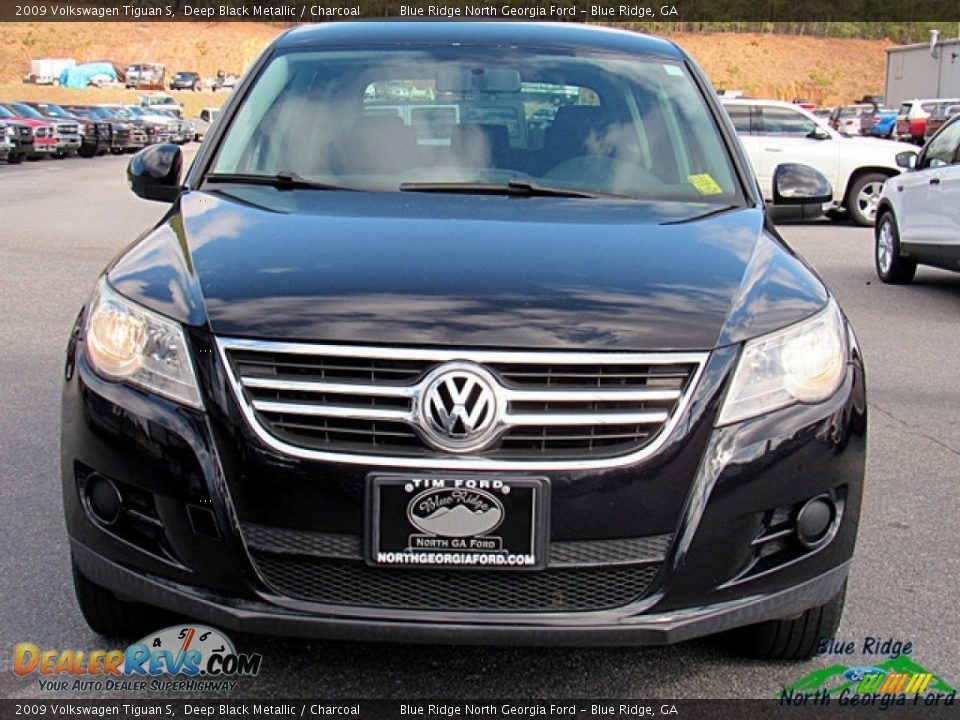 2009 Volkswagen Tiguan S Deep Black Metallic / Charcoal Photo #8