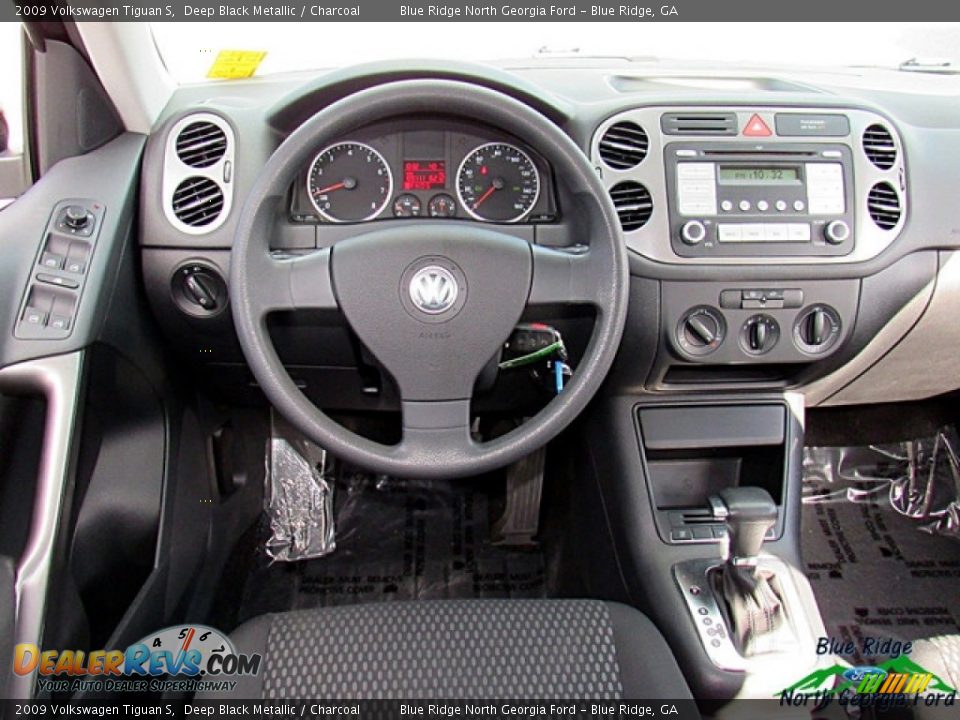 2009 Volkswagen Tiguan S Deep Black Metallic / Charcoal Photo #15