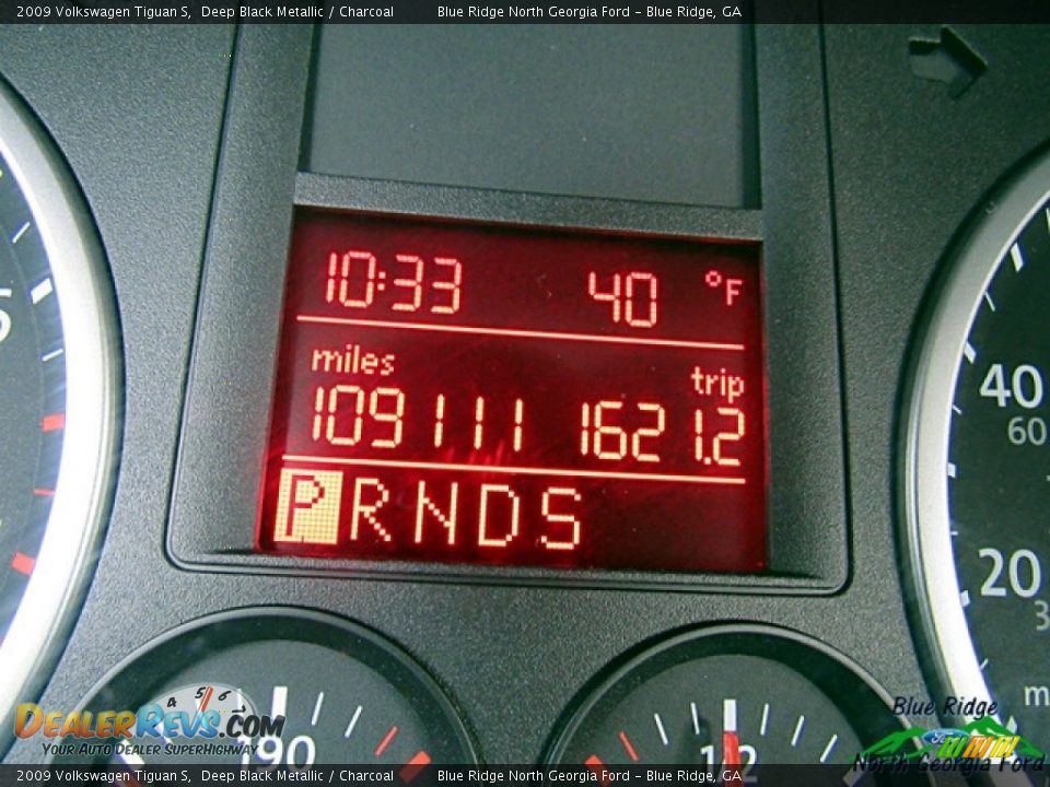 2009 Volkswagen Tiguan S Deep Black Metallic / Charcoal Photo #19