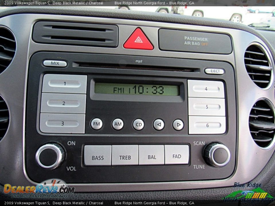 2009 Volkswagen Tiguan S Deep Black Metallic / Charcoal Photo #20
