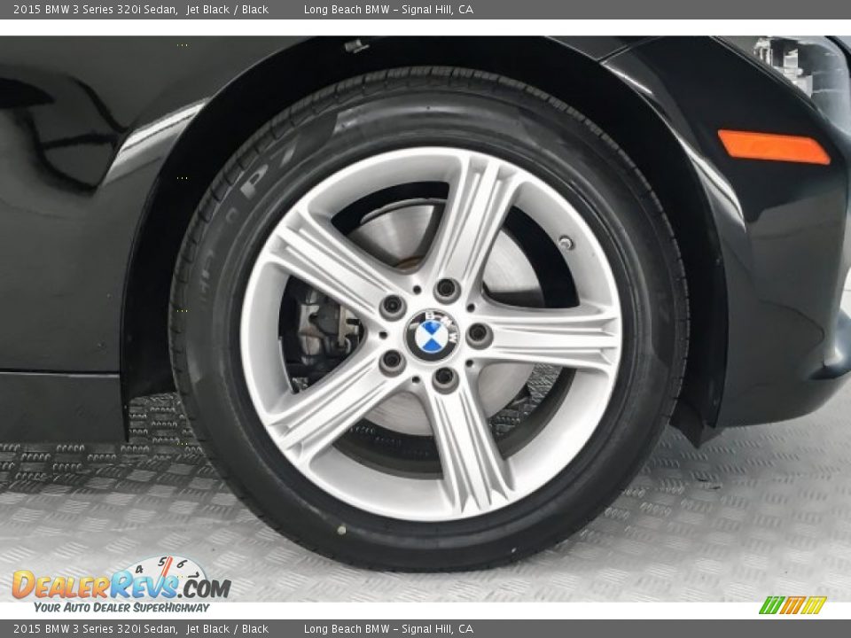 2015 BMW 3 Series 320i Sedan Jet Black / Black Photo #8