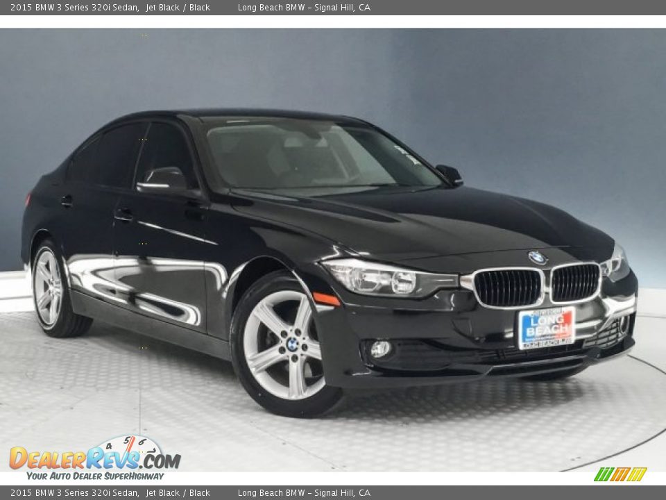 2015 BMW 3 Series 320i Sedan Jet Black / Black Photo #12