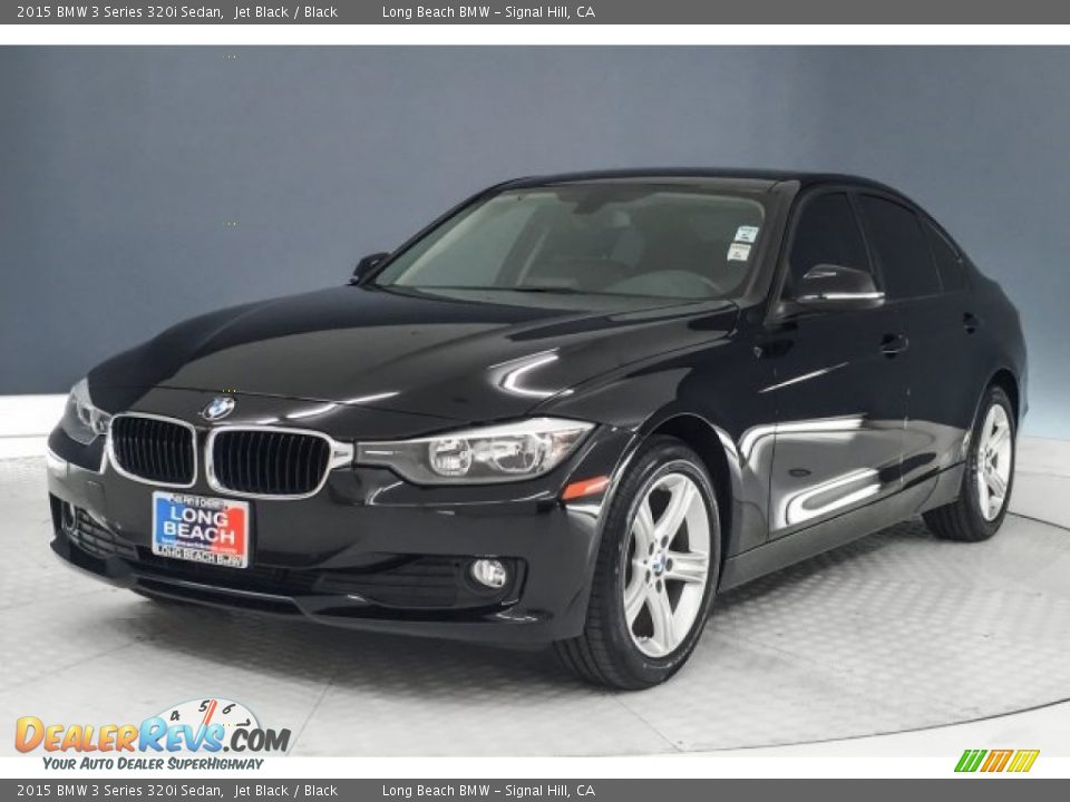 2015 BMW 3 Series 320i Sedan Jet Black / Black Photo #13