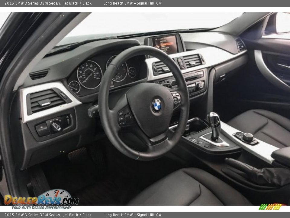 2015 BMW 3 Series 320i Sedan Jet Black / Black Photo #20