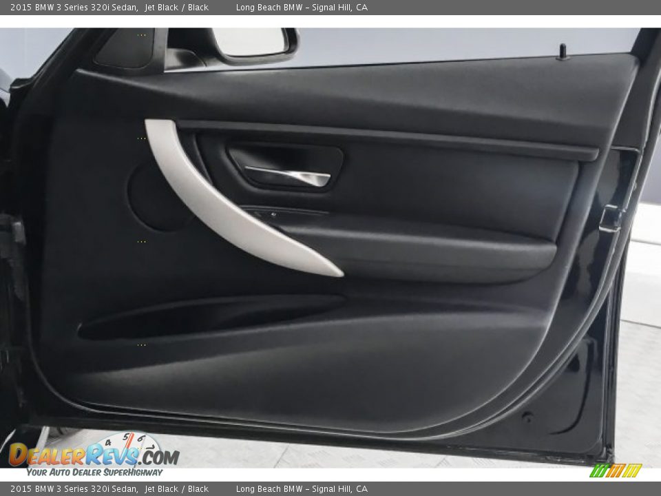 2015 BMW 3 Series 320i Sedan Jet Black / Black Photo #26