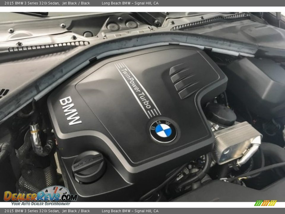 2015 BMW 3 Series 320i Sedan Jet Black / Black Photo #27