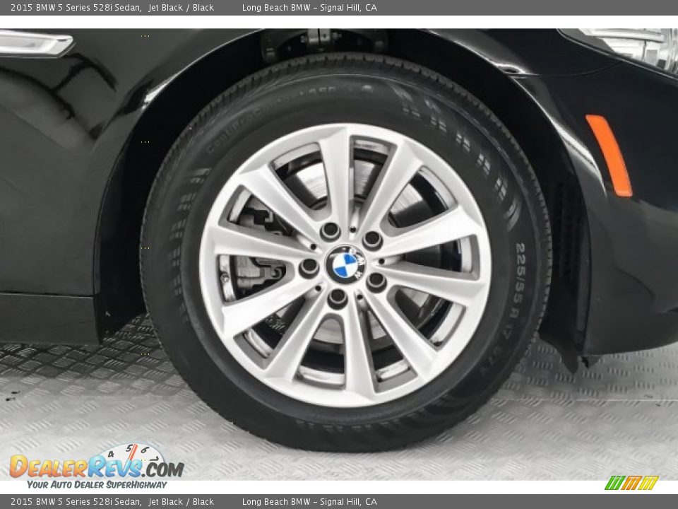 2015 BMW 5 Series 528i Sedan Jet Black / Black Photo #8