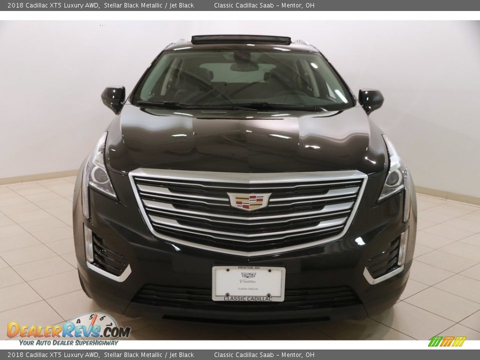 2018 Cadillac XT5 Luxury AWD Stellar Black Metallic / Jet Black Photo #2