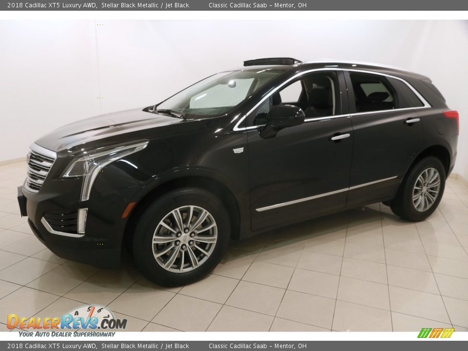 2018 Cadillac XT5 Luxury AWD Stellar Black Metallic / Jet Black Photo #3