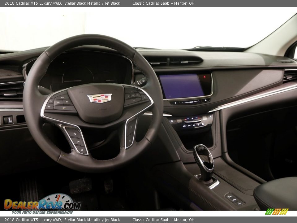 2018 Cadillac XT5 Luxury AWD Stellar Black Metallic / Jet Black Photo #6