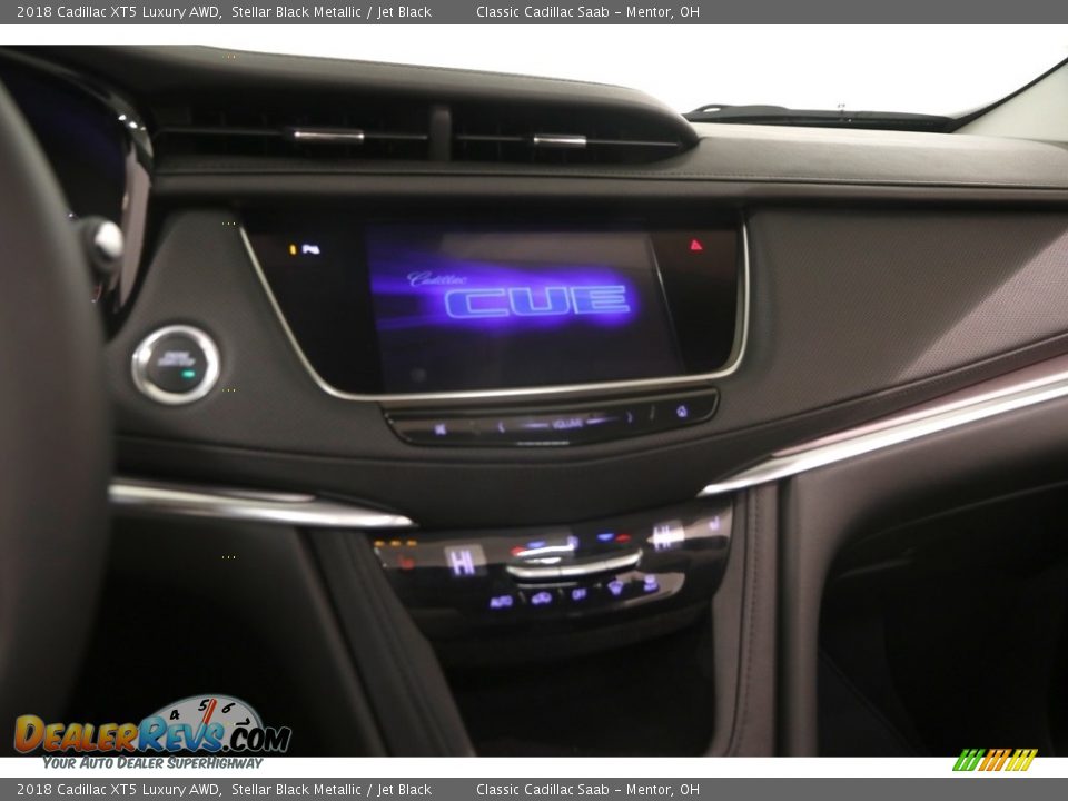 2018 Cadillac XT5 Luxury AWD Stellar Black Metallic / Jet Black Photo #8