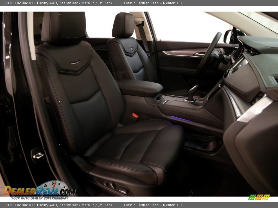 2018 Cadillac XT5 Luxury AWD Stellar Black Metallic / Jet Black Photo #16