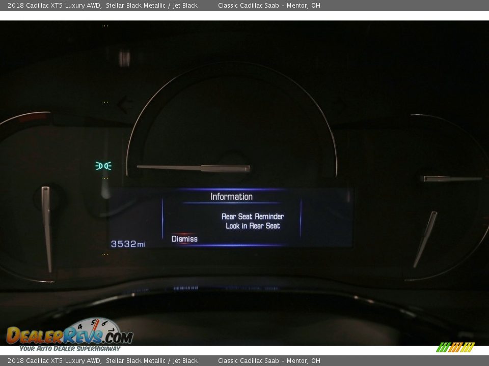 2018 Cadillac XT5 Luxury AWD Stellar Black Metallic / Jet Black Photo #23