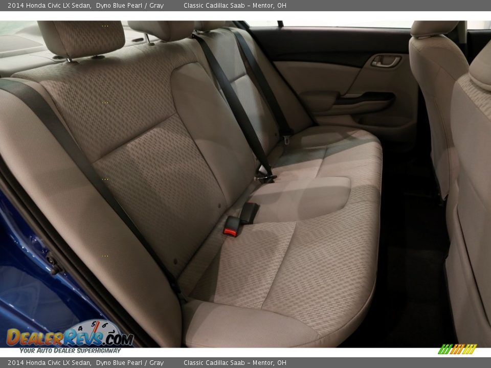 2014 Honda Civic LX Sedan Dyno Blue Pearl / Gray Photo #17
