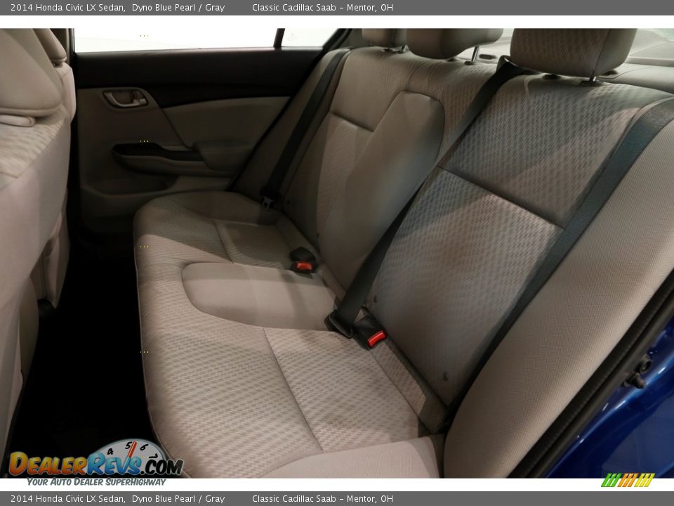 2014 Honda Civic LX Sedan Dyno Blue Pearl / Gray Photo #18