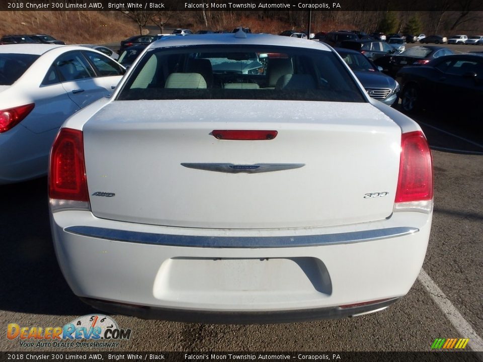 2018 Chrysler 300 Limited AWD Bright White / Black Photo #3