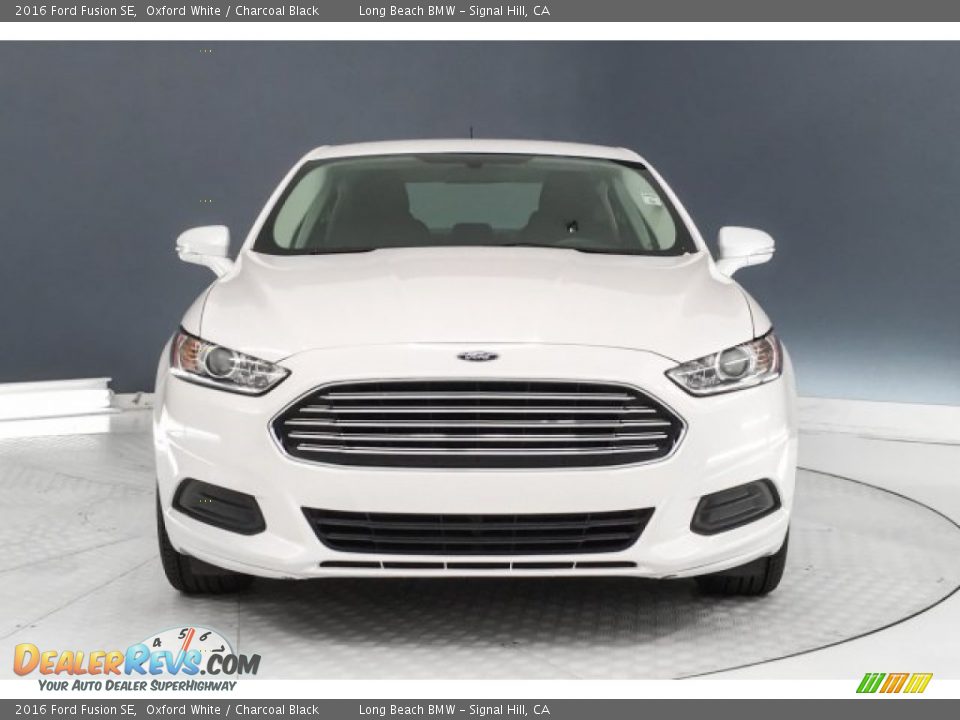 2016 Ford Fusion SE Oxford White / Charcoal Black Photo #2
