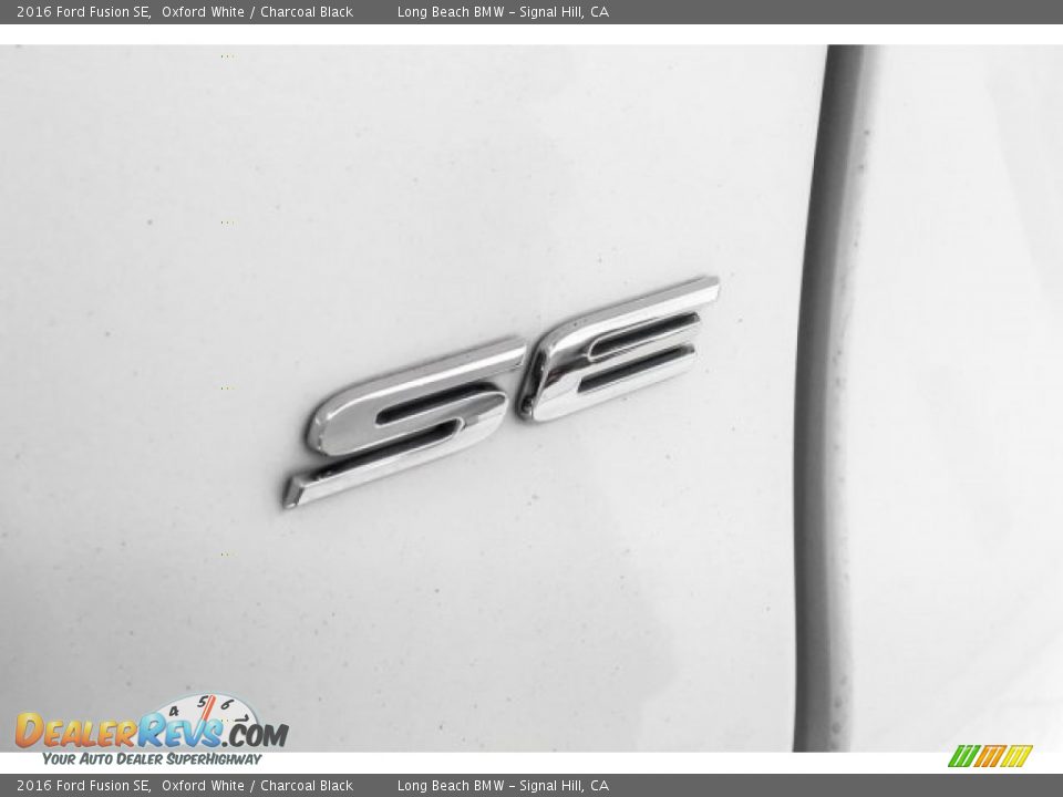 2016 Ford Fusion SE Oxford White / Charcoal Black Photo #7