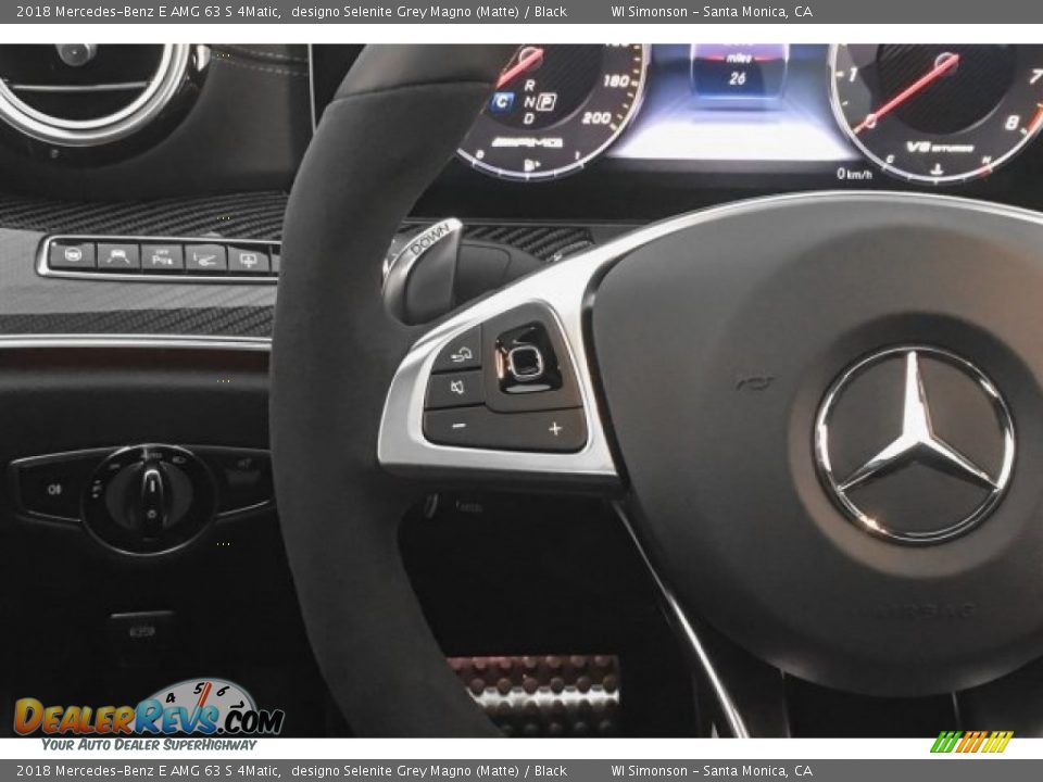 2018 Mercedes-Benz E AMG 63 S 4Matic Steering Wheel Photo #18