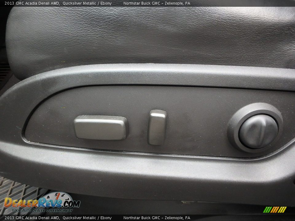 2013 GMC Acadia Denali AWD Quicksilver Metallic / Ebony Photo #22