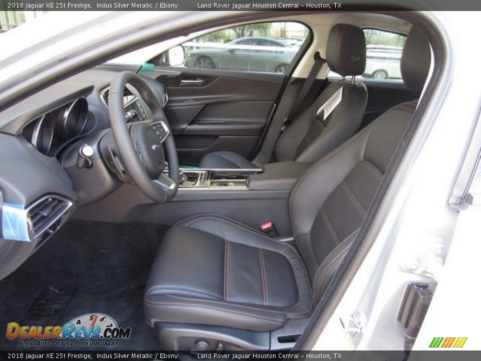 2018 Jaguar XE 25t Prestige Indus Silver Metallic / Ebony Photo #3