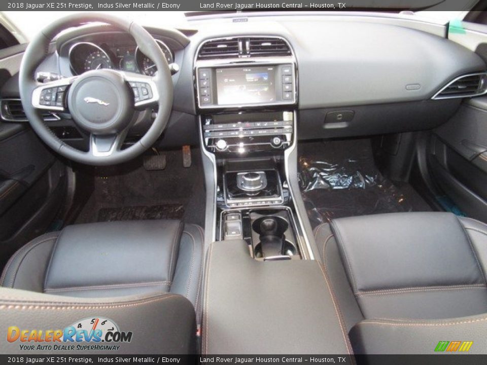 2018 Jaguar XE 25t Prestige Indus Silver Metallic / Ebony Photo #4