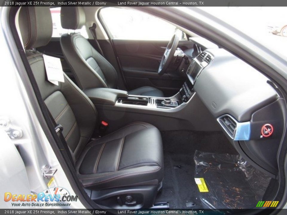 2018 Jaguar XE 25t Prestige Indus Silver Metallic / Ebony Photo #5