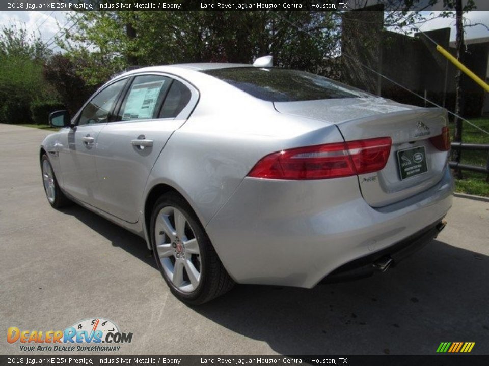 2018 Jaguar XE 25t Prestige Indus Silver Metallic / Ebony Photo #12