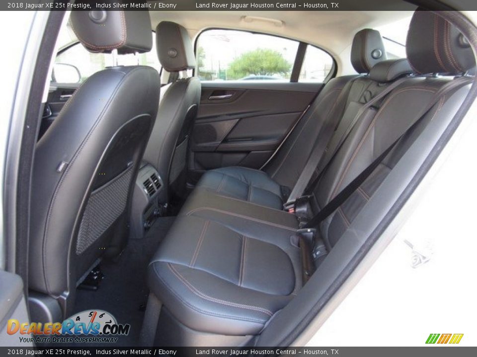 2018 Jaguar XE 25t Prestige Indus Silver Metallic / Ebony Photo #13