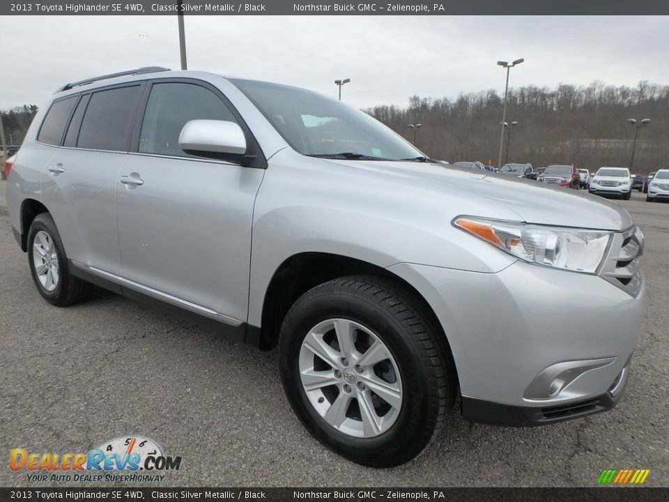 2013 Toyota Highlander SE 4WD Classic Silver Metallic / Black Photo #4