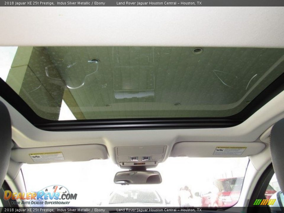 2018 Jaguar XE 25t Prestige Indus Silver Metallic / Ebony Photo #17