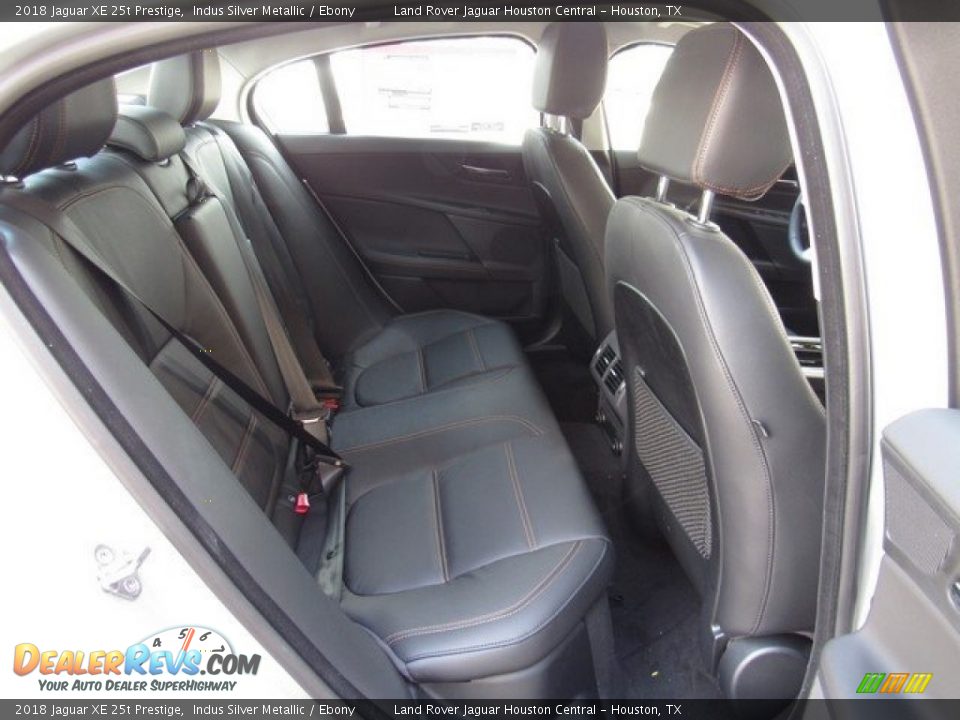 2018 Jaguar XE 25t Prestige Indus Silver Metallic / Ebony Photo #19