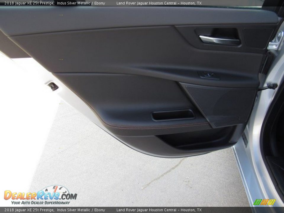 2018 Jaguar XE 25t Prestige Indus Silver Metallic / Ebony Photo #22