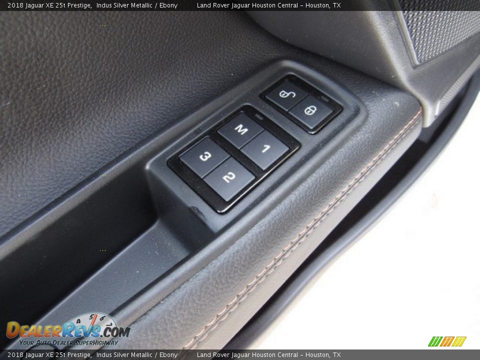 2018 Jaguar XE 25t Prestige Indus Silver Metallic / Ebony Photo #25