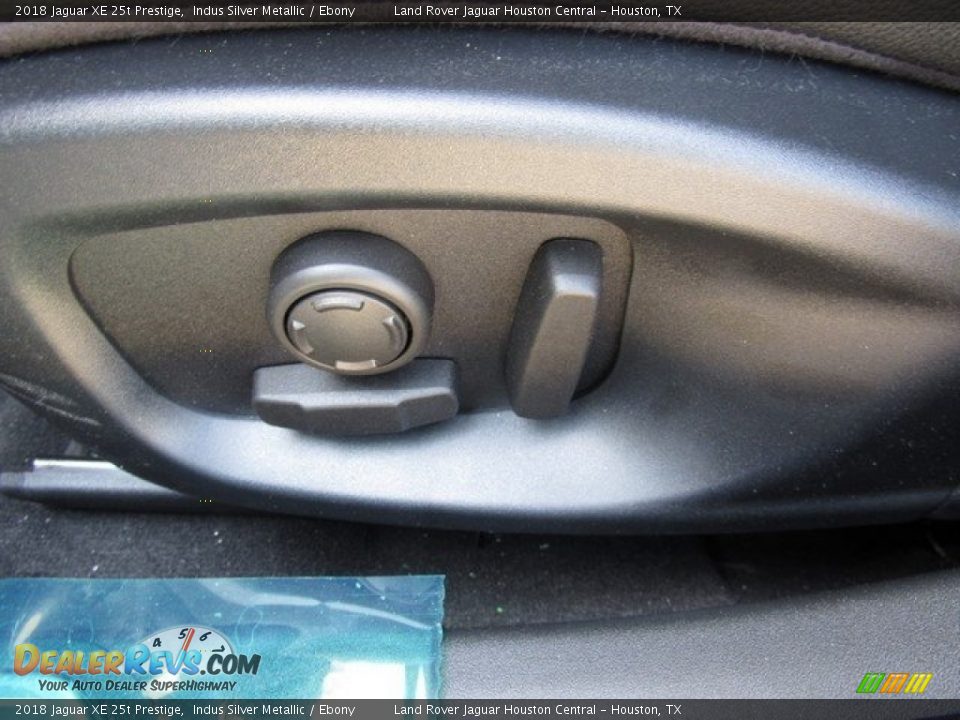 2018 Jaguar XE 25t Prestige Indus Silver Metallic / Ebony Photo #26