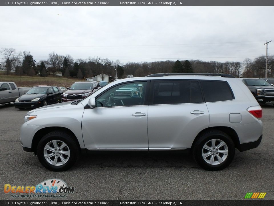 2013 Toyota Highlander SE 4WD Classic Silver Metallic / Black Photo #13