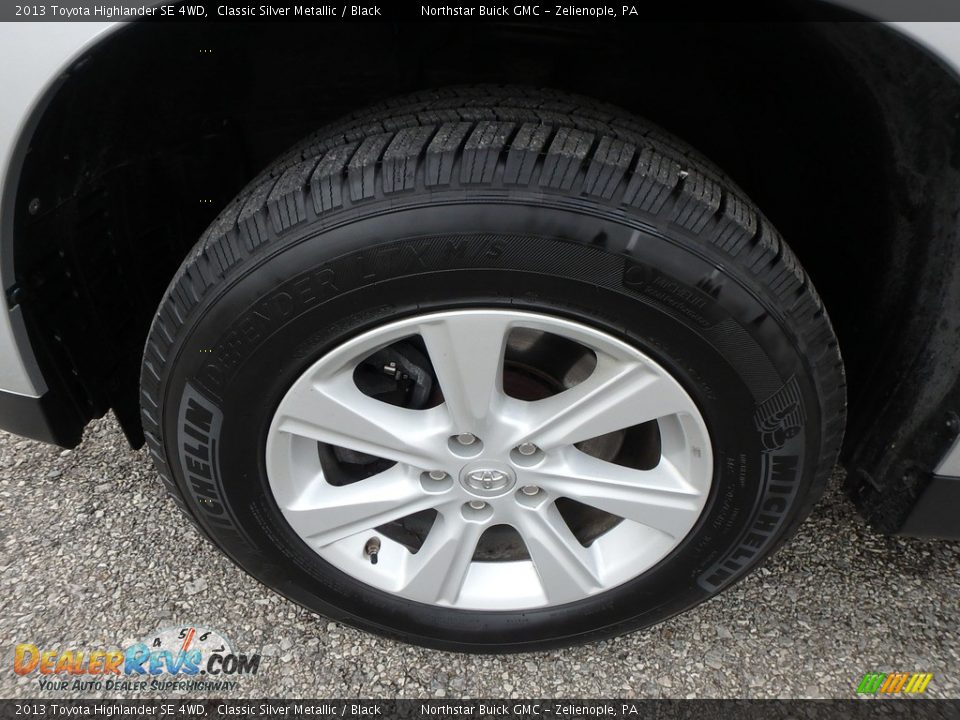 2013 Toyota Highlander SE 4WD Classic Silver Metallic / Black Photo #14