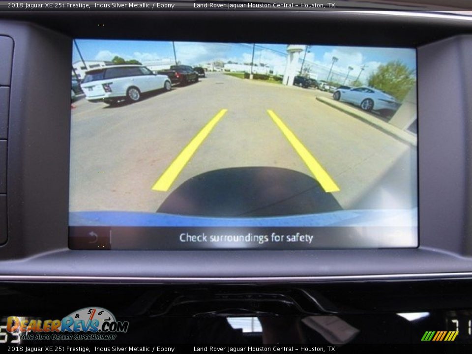 2018 Jaguar XE 25t Prestige Indus Silver Metallic / Ebony Photo #33