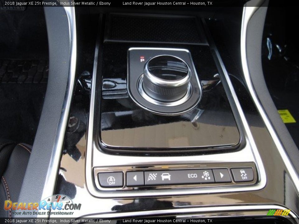 2018 Jaguar XE 25t Prestige Indus Silver Metallic / Ebony Photo #34